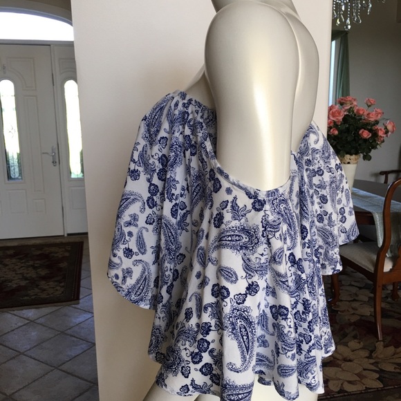 Surf Gypsy Off Shoulder Top. Size Small 👩🎤 - Picture 3 of 8